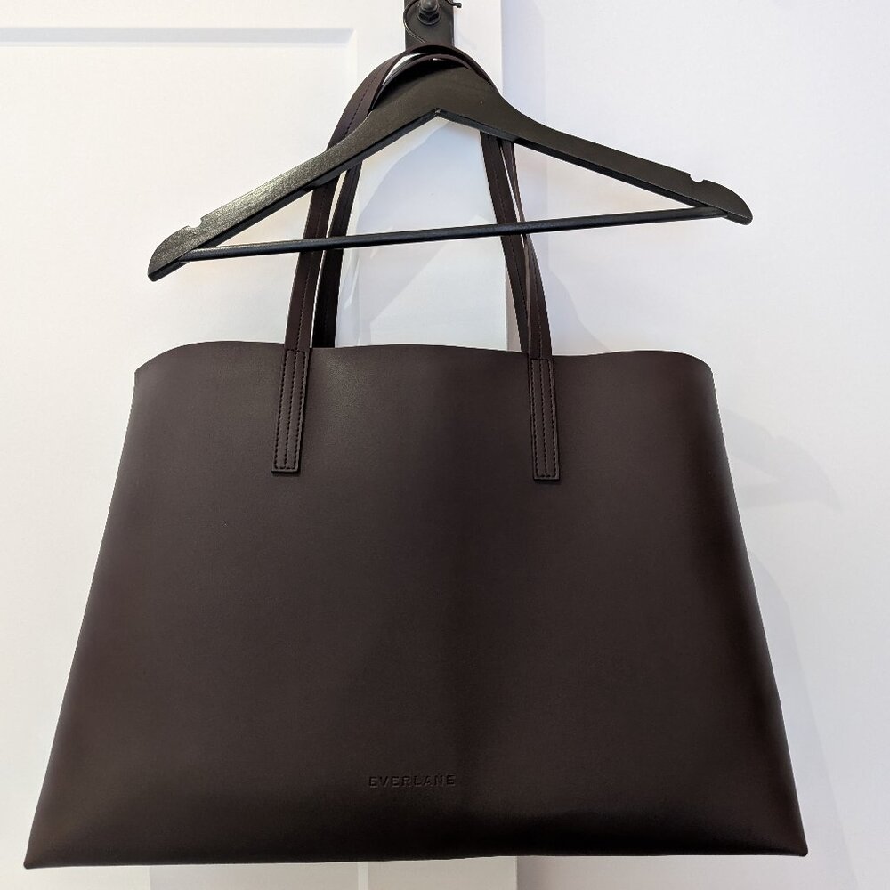 Everlane Dark Brown Leather Tote
